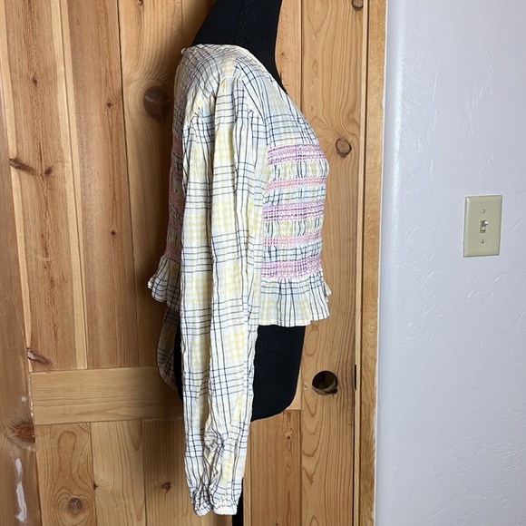 ASOS Multicolor Plaid Ruffle Top - Picture 7 of 12